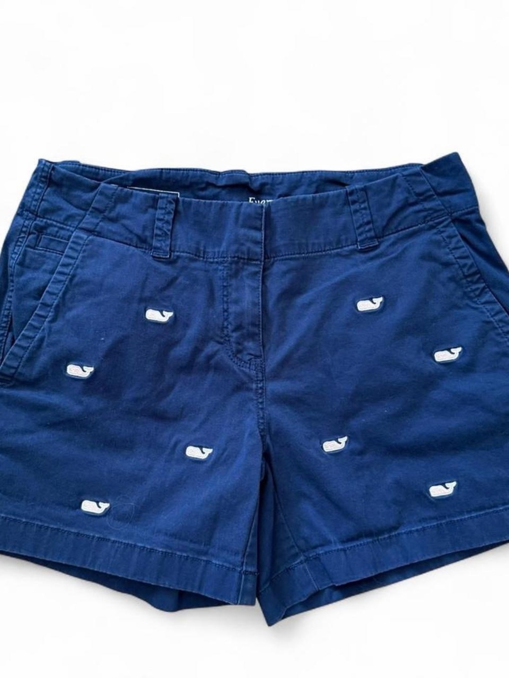 Vineyard Vines Navy Embroidered Whale Shorts size 2